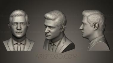 Busts and bas-reliefs of famous people (BUSTC_0134) 3D model for CNC machine